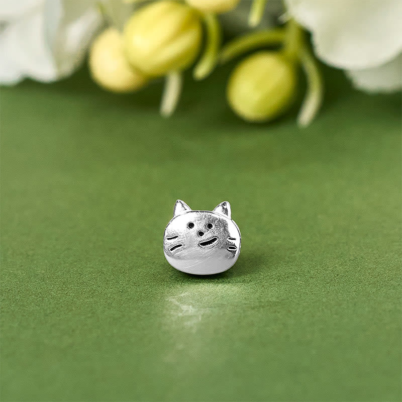 Wear FengShui 925 Sterling Silver Mini Cat Blessing Chain Bracelet
