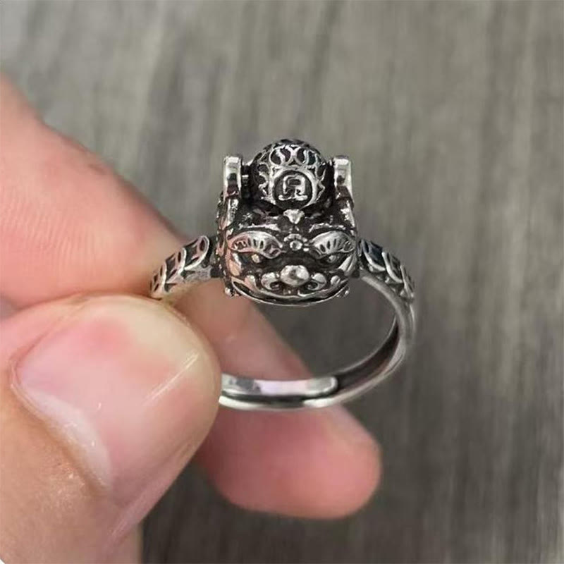Wear FengShui Lucky FengShui PiXiu Copper Coin Rotatable Ring