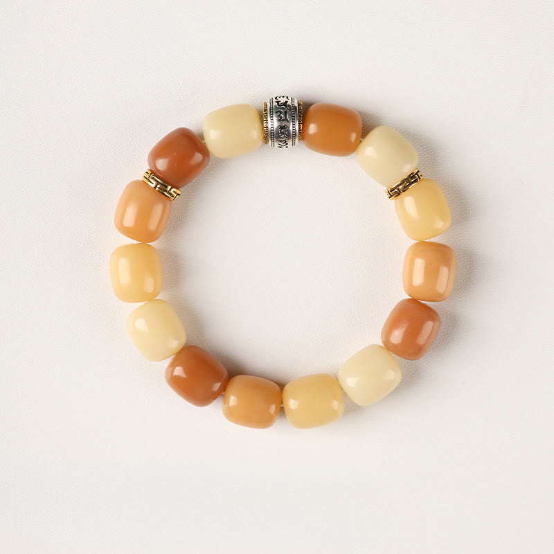 Wear FengShui Bodhi Seed Om Mani Padme Hum Lion Head Peace Bracelet