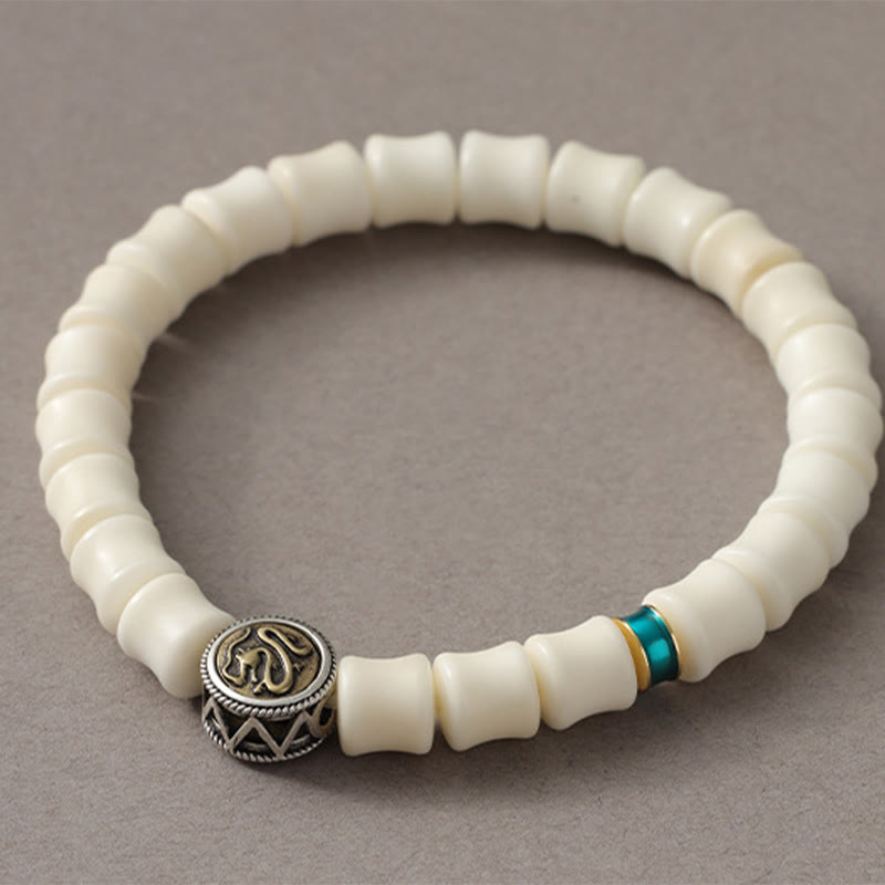 Wear FengShui Bodhi Seed Dragon Pattern Keep Away Evil Spirits Bracelet