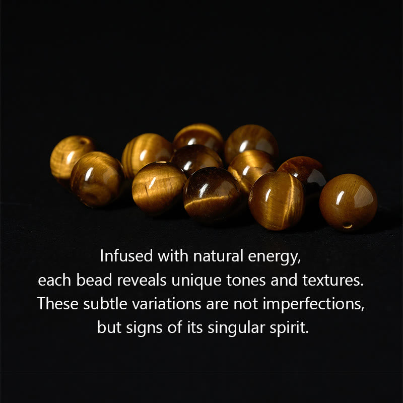 Wear FengShui Natural Grey Jasper Kambamba Jasper Tiger Eye Om Mani Padme Hum Protection Bracelet