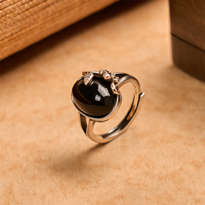 Wear FengShui Copper Rose Flower Adjustable Self Care Ring
