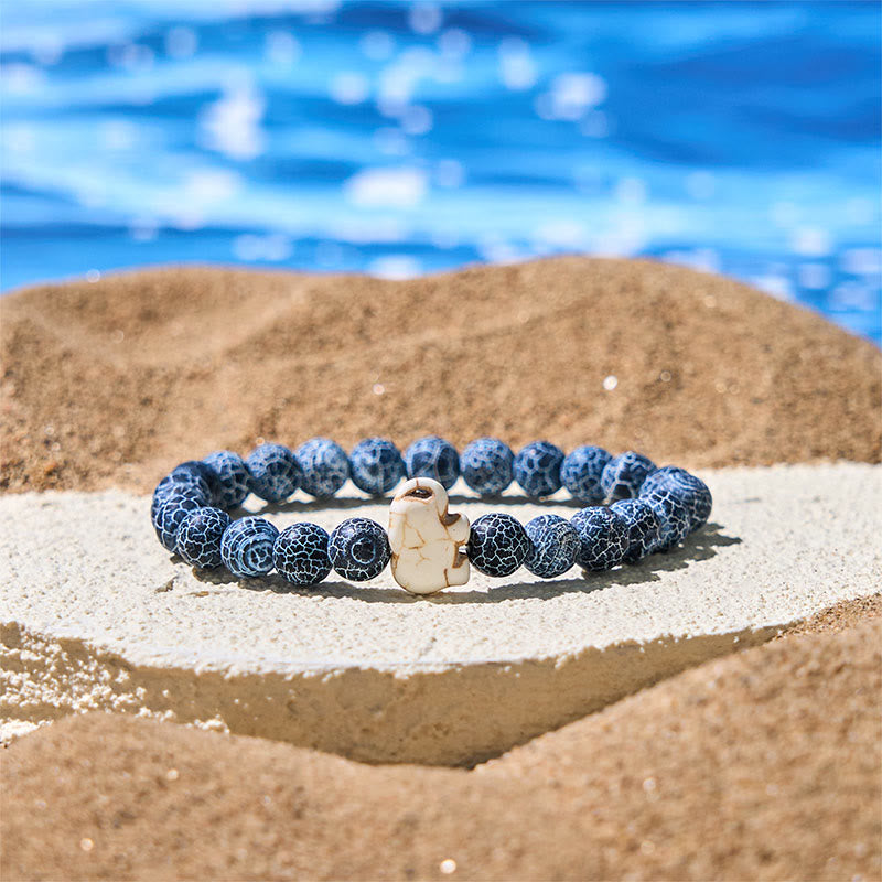 Wear FengShui Natural Various Stones Elephant Spiritual Strength Bracelet