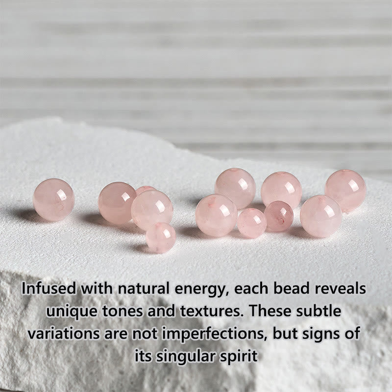 Wear FengShui 925 Sterling Silver Lotus Design Natural Pink Crystal Soothing Bracelet