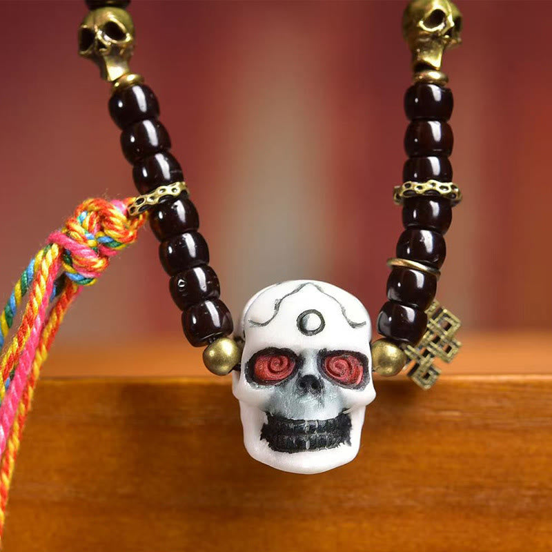 Wear FengShui Tibet Coconut Shell The Lord of the Corpse Forest Positive Bracelet