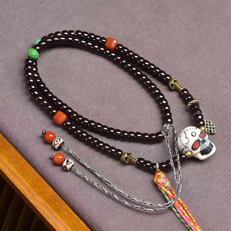 Wear FengShui Tibet Coconut Shell The Lord of the Corpse Forest Positive Bracelet