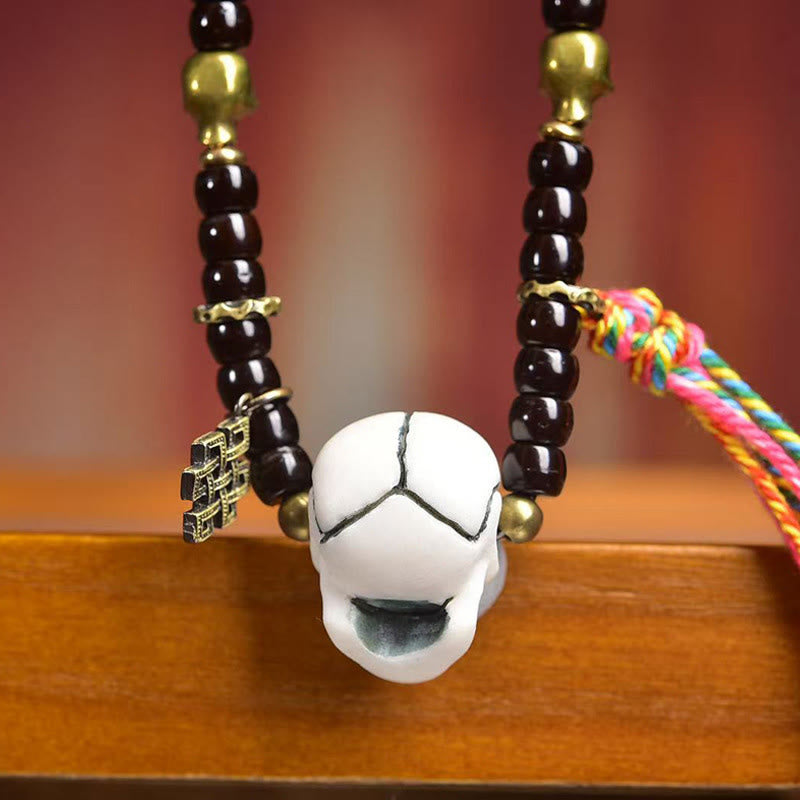 Wear FengShui Tibet Coconut Shell The Lord of the Corpse Forest Positive Bracelet