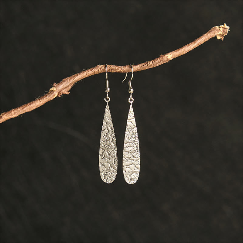 Wear FengShui Elegant Titanium Steel Balance Hammer Marks Earrings