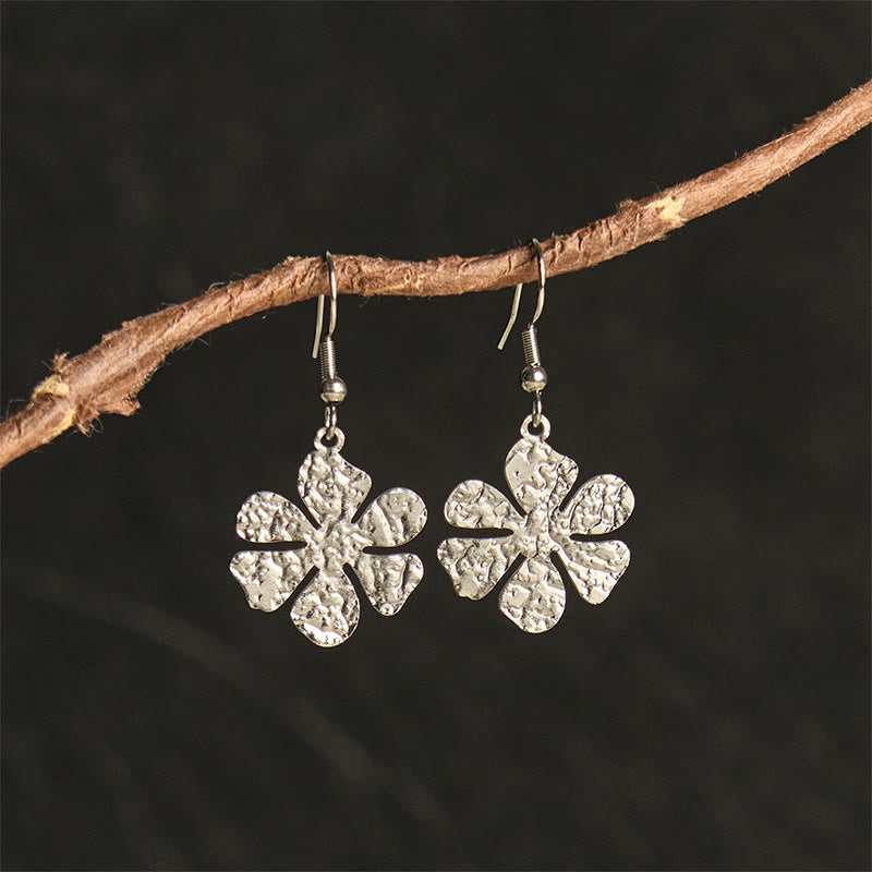 Wear FengShui Elegant Titanium Steel Balance Hammer Marks Earrings