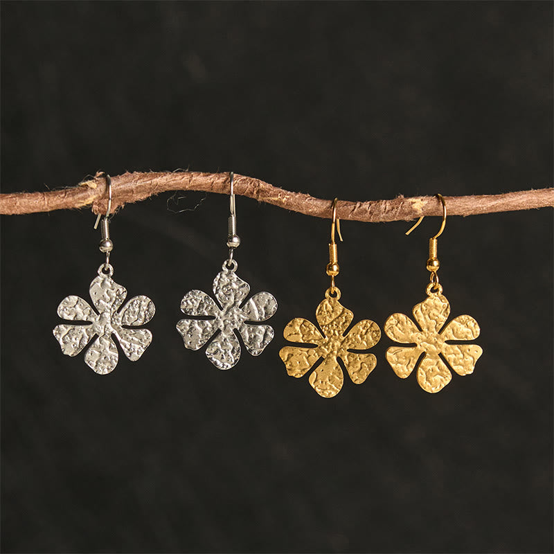 Wear FengShui Elegant Titanium Steel Balance Hammer Marks Earrings