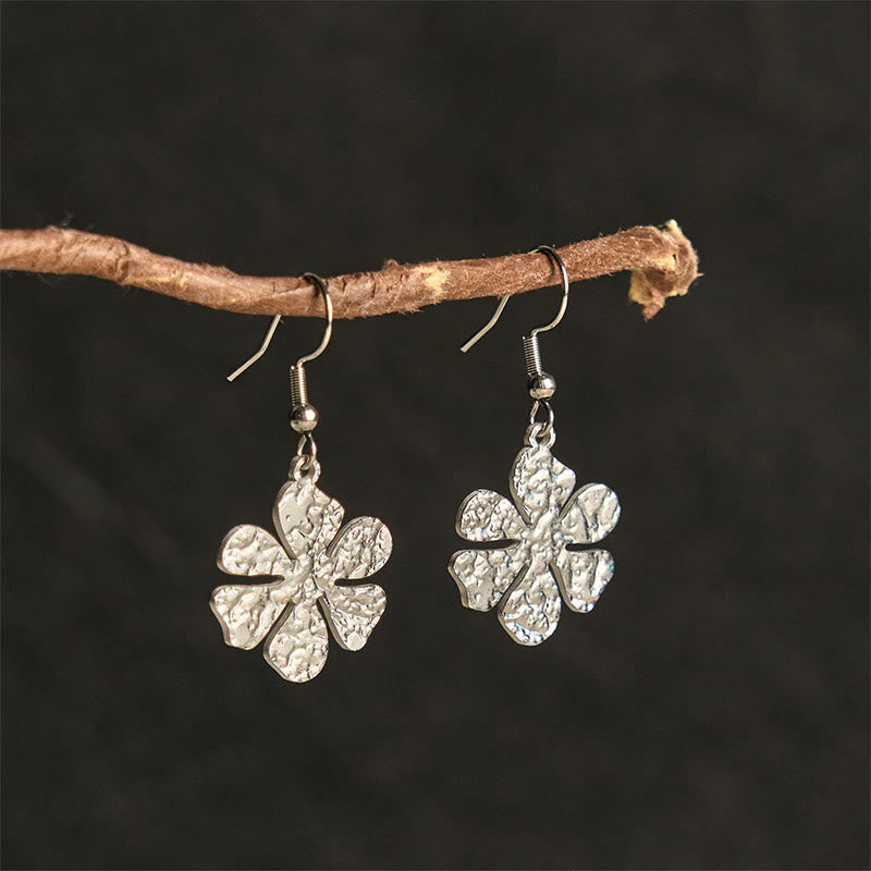 Wear FengShui Elegant Titanium Steel Balance Hammer Marks Earrings