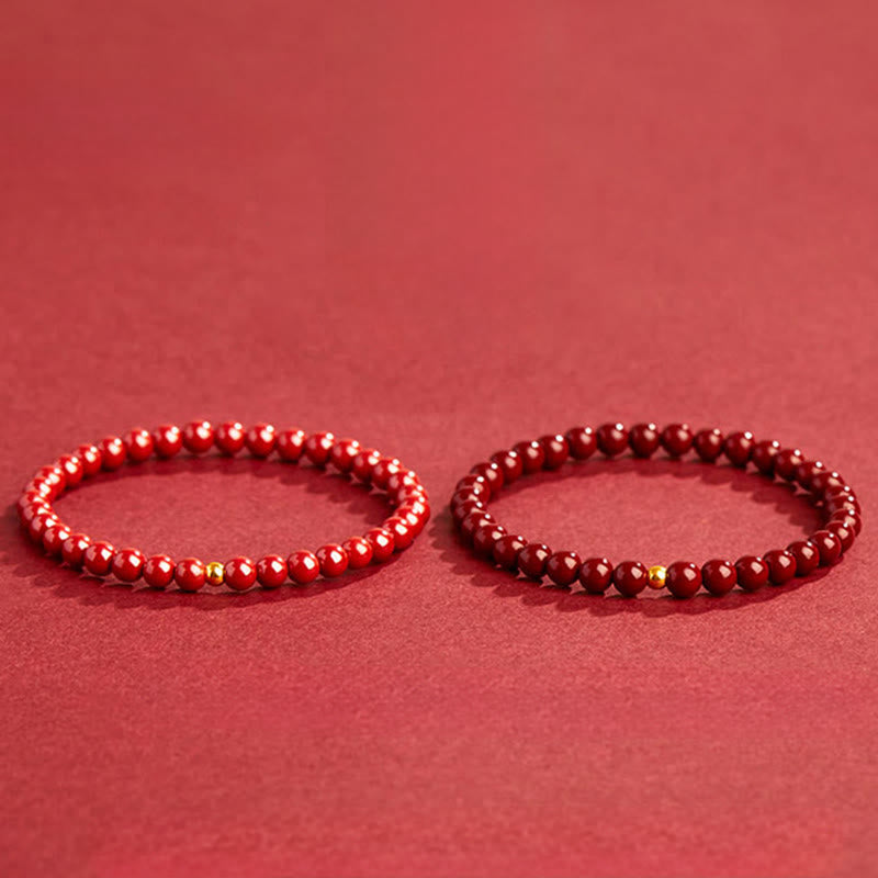 Wear FengShui Cinnabar Turquoise Concentration Bracelet