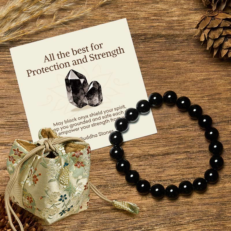 Wear FengShui "All the Best for Love and Harmony" Stone Quartz Bracelet Includes Gift Message Card