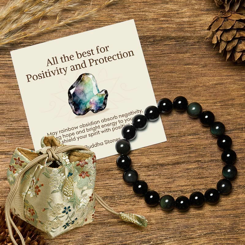 Wear FengShui "All the Best for Love and Harmony" Stone Quartz Bracelet Includes Gift Message Card