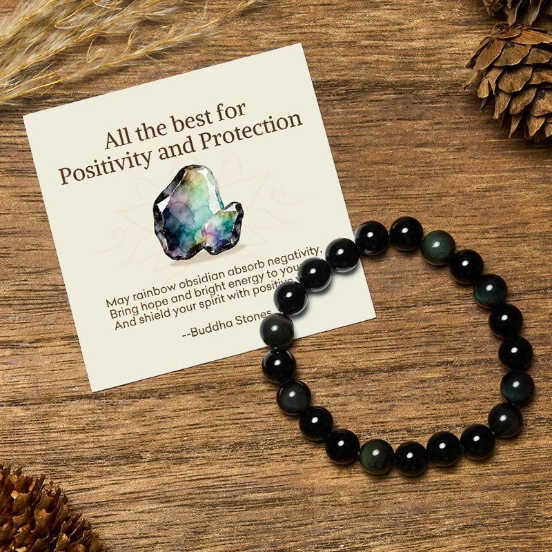 Wear FengShui "All the Best for Love and Harmony" Stone Quartz Bracelet Includes Gift Message Card
