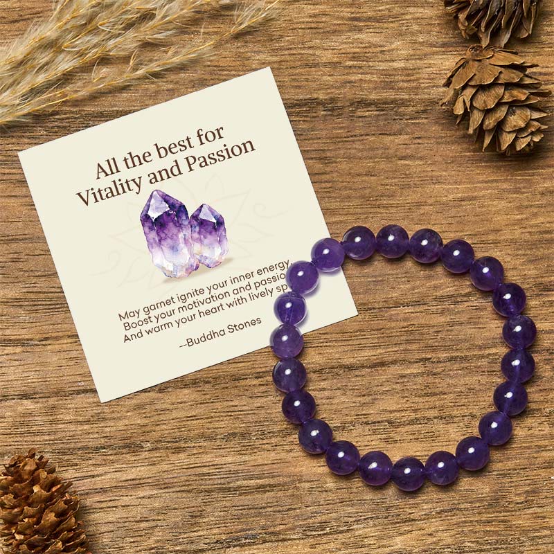 Wear FengShui "All the Best for Love and Harmony" Stone Quartz Bracelet Includes Gift Message Card