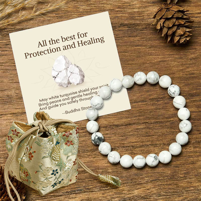 Wear FengShui "All the Best for Love and Harmony" Stone Quartz Bracelet Includes Gift Message Card