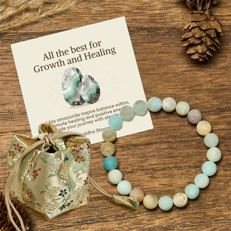 Wear FengShui "All the Best for Love and Harmony" Stone Quartz Bracelet Includes Gift Message Card