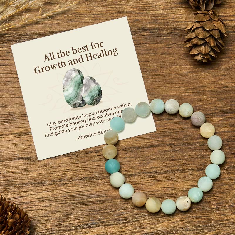 Wear FengShui "All the Best for Love and Harmony" Stone Quartz Bracelet Includes Gift Message Card