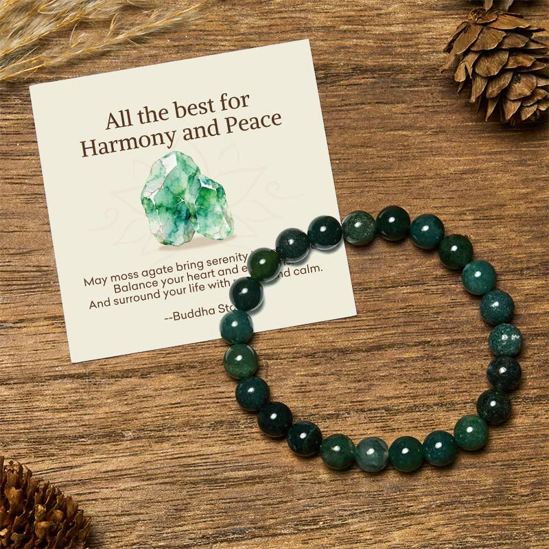 Wear FengShui "All the Best for Love and Harmony" Stone Quartz Bracelet Includes Gift Message Card