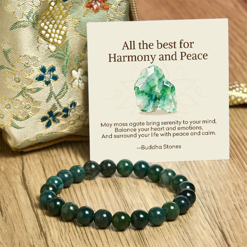 Wear FengShui "All the Best for Love and Harmony" Stone Quartz Bracelet Includes Gift Message Card