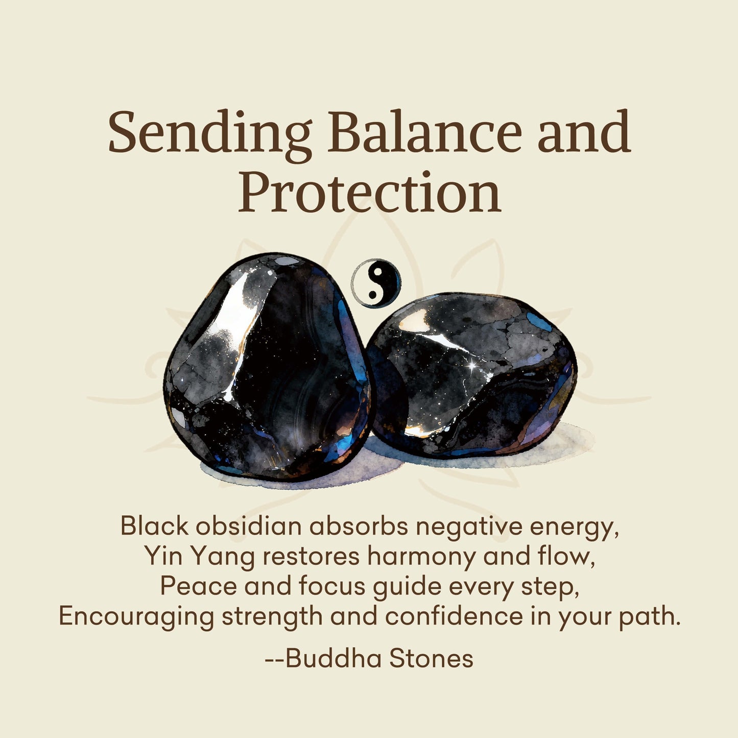 Wear FengShui "Sending Balance and Protection" Obsidian Yin Yang Necklace Includes Gift Message Card