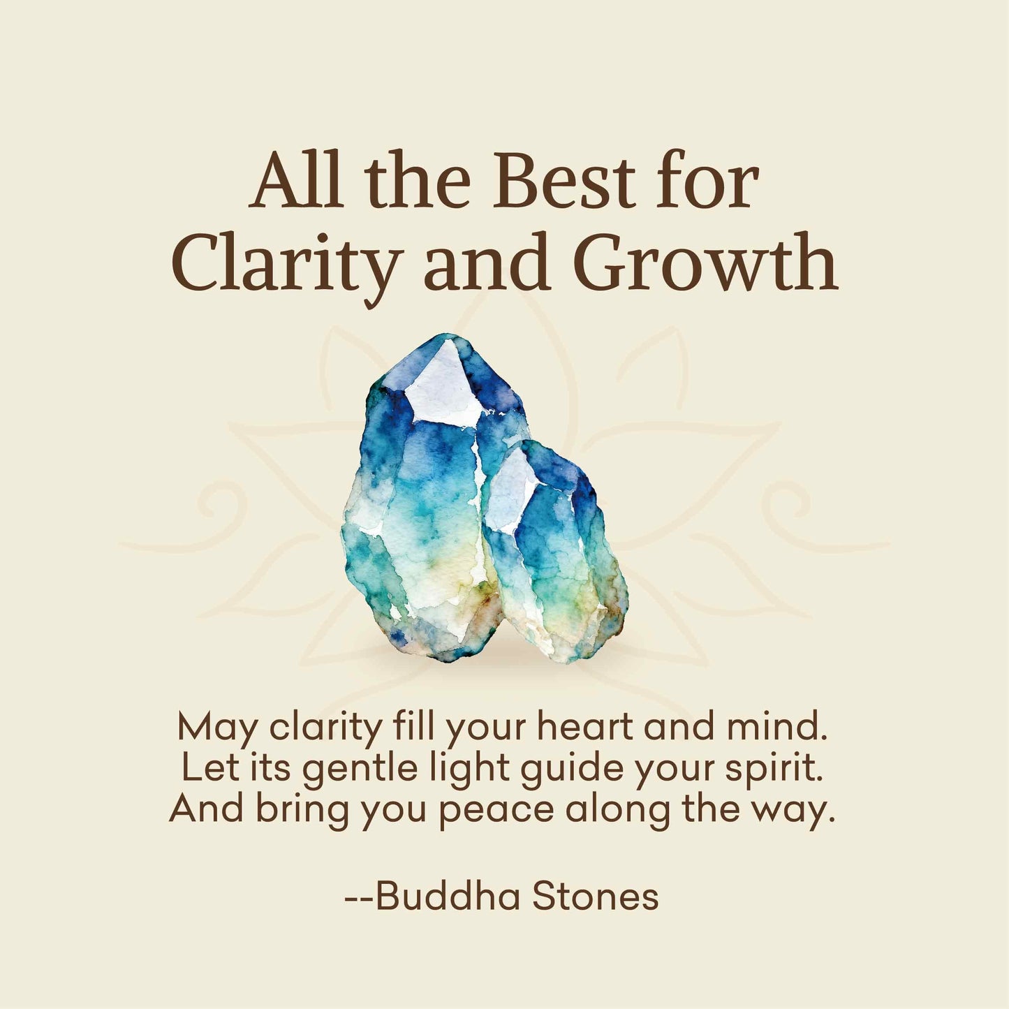 Wear FengShui "All the Best for Love and Harmony" Stone Quartz Bracelet Includes Gift Message Card