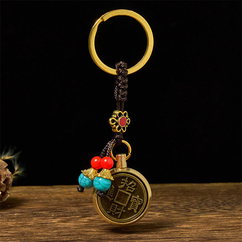 Wear FengShui "Hoping You Success and Good Luck" Year of the Horse Key Chain Includes Gift Message Card