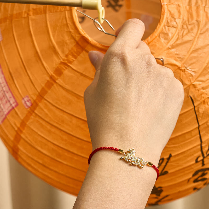Wear FengShui "May Protection and Good Luck Follow You" Year of the Horse Includes Gift Message Card