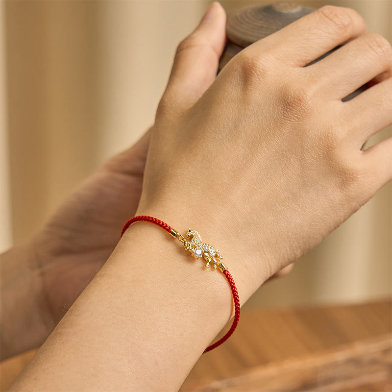 Wear FengShui "Wishing You Success & Good Luck" Year of the Horse String Includes Gift Message Card