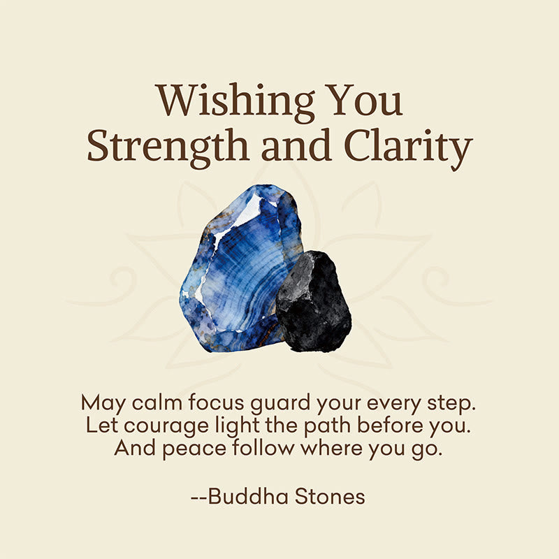 Wear FengShui "Wishing You Strength and Clarity" Blue Tiger Eye Bracelet Includes Gift Message Card