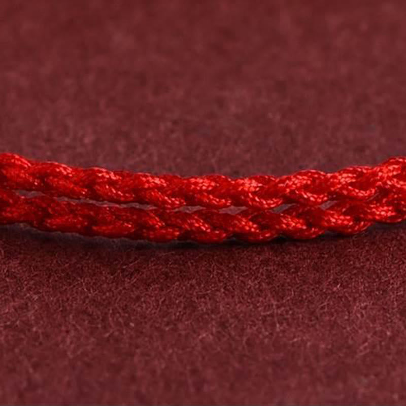 Wear FengShui Five Copper Coins Design Braided String Protection Bracelet Anklet