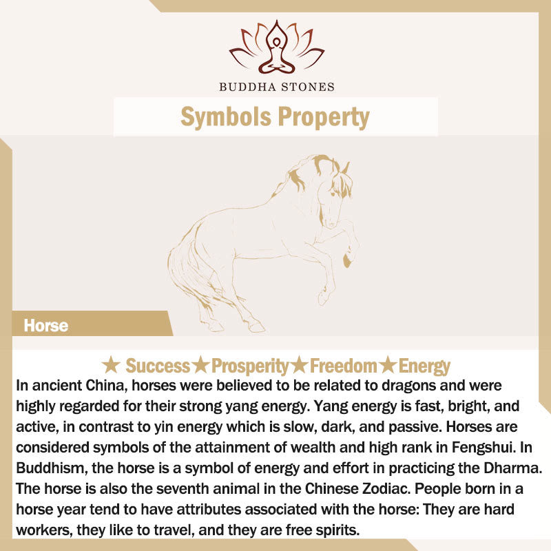Wear FengShui Year Of The Horse Fu Character Handwoven String Luck Connection Bracelet