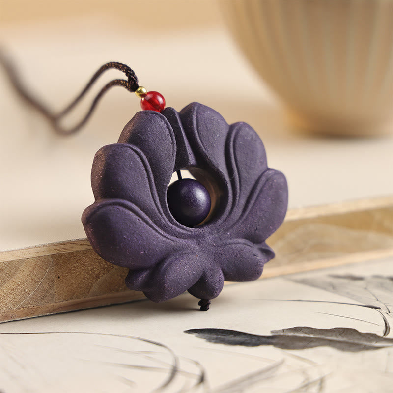 Wear FengShui Fox Mask Butterfly Taotie Peace Buckle Fortune Necklace Pendant