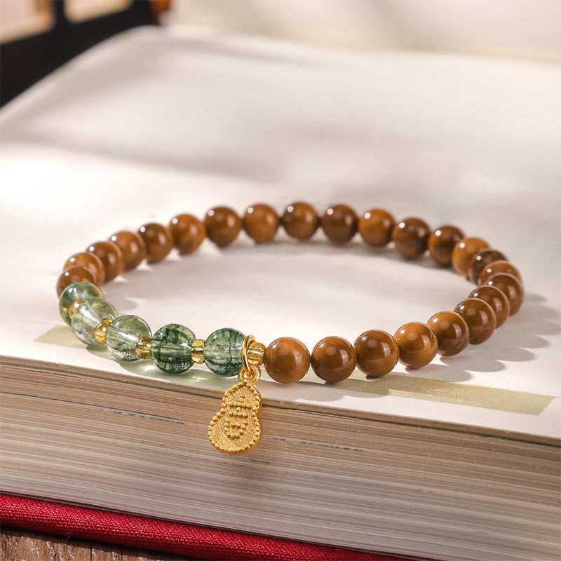 Wear FengShui Kuka Seed Green Phantom Ward Off Evil Spirits Bracelet