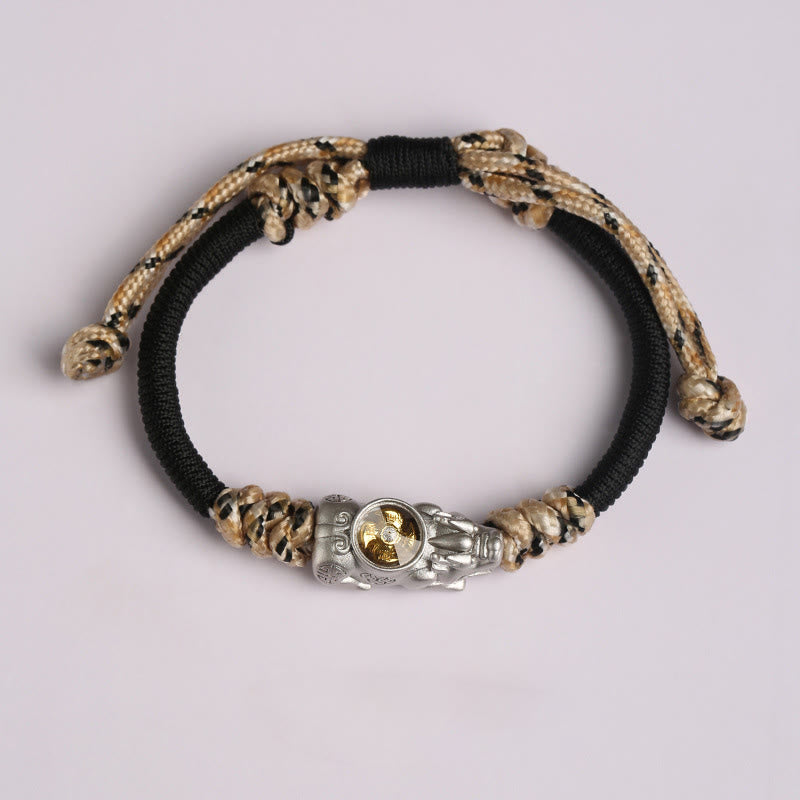 Wear FengShui Pi Xiu Wealth Luck Hand-woven Rope Bracelet