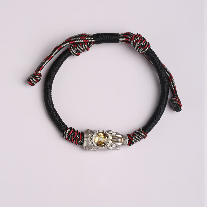 Wear FengShui Pi Xiu Wealth Luck Hand-woven Rope Bracelet