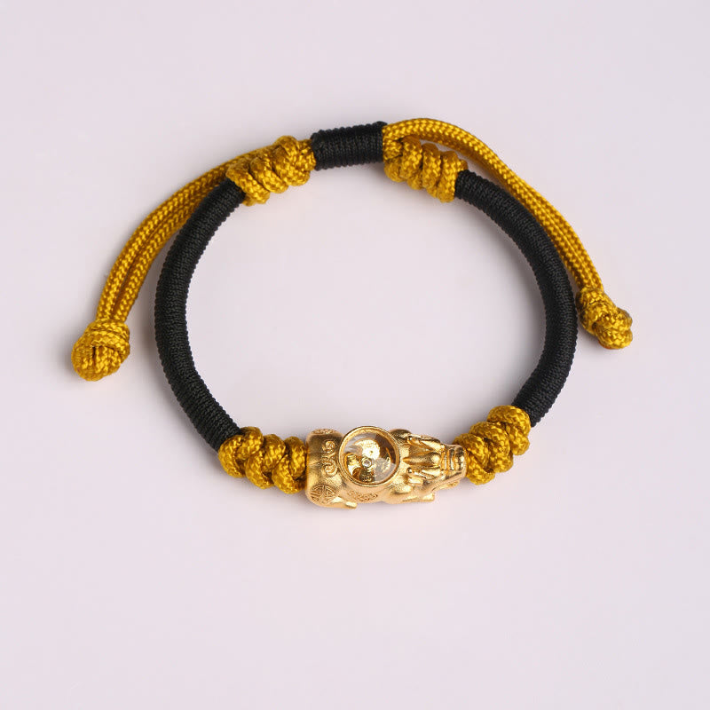 Wear FengShui Pi Xiu Wealth Luck Hand-woven Rope Bracelet