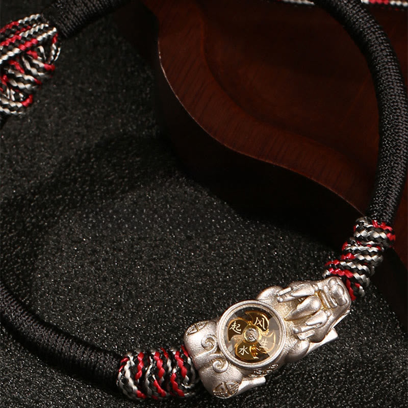 Wear FengShui Pi Xiu Wealth Luck Hand-woven Rope Bracelet