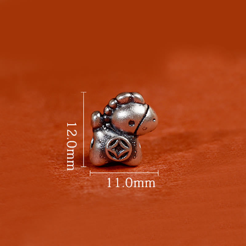 Wear FengShui 999 Sterling Silver Year Of The Horse 925 Sterling Silver Peace And Joy Charm String Braided Luck Bracelet Anklet