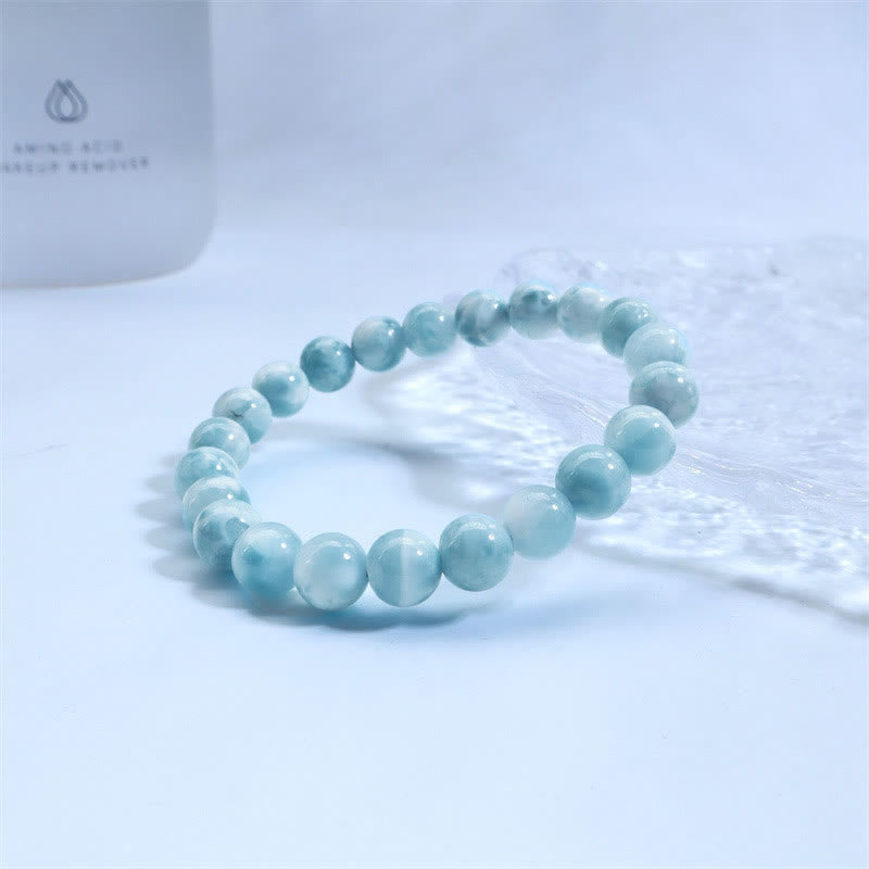 Wear FengShui Natural Larimar Wisdom Confidence Bracelet