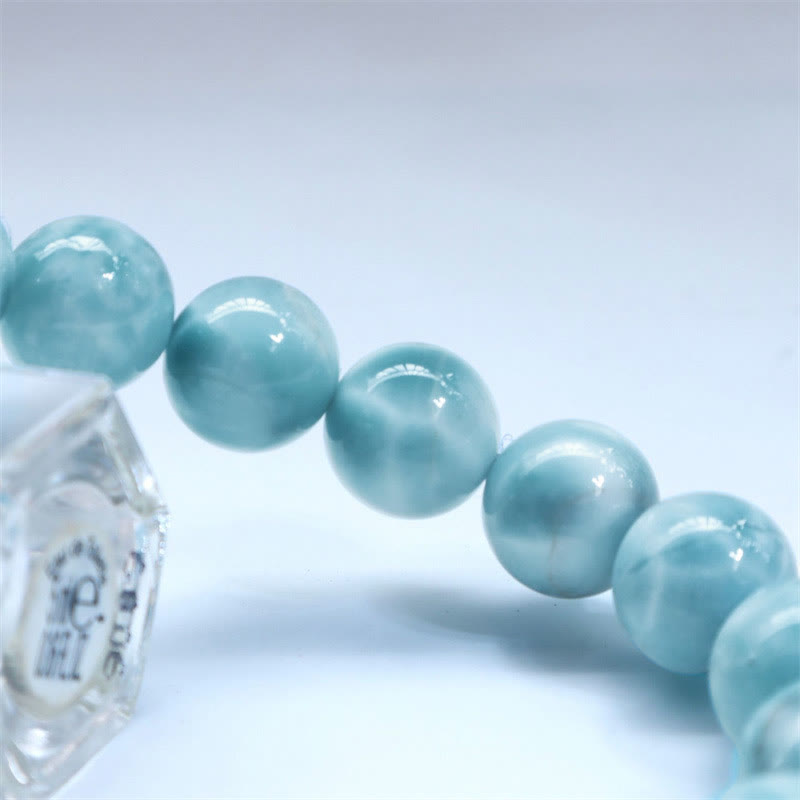 Wear FengShui Natural Larimar Wisdom Confidence Bracelet