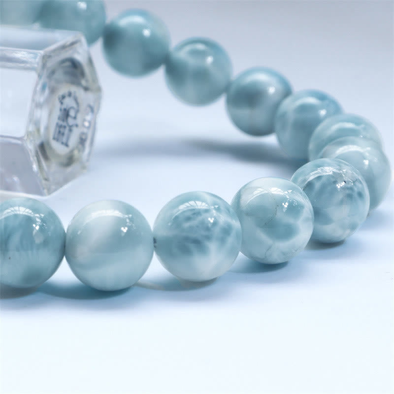 Wear FengShui Natural Larimar Wisdom Confidence Bracelet