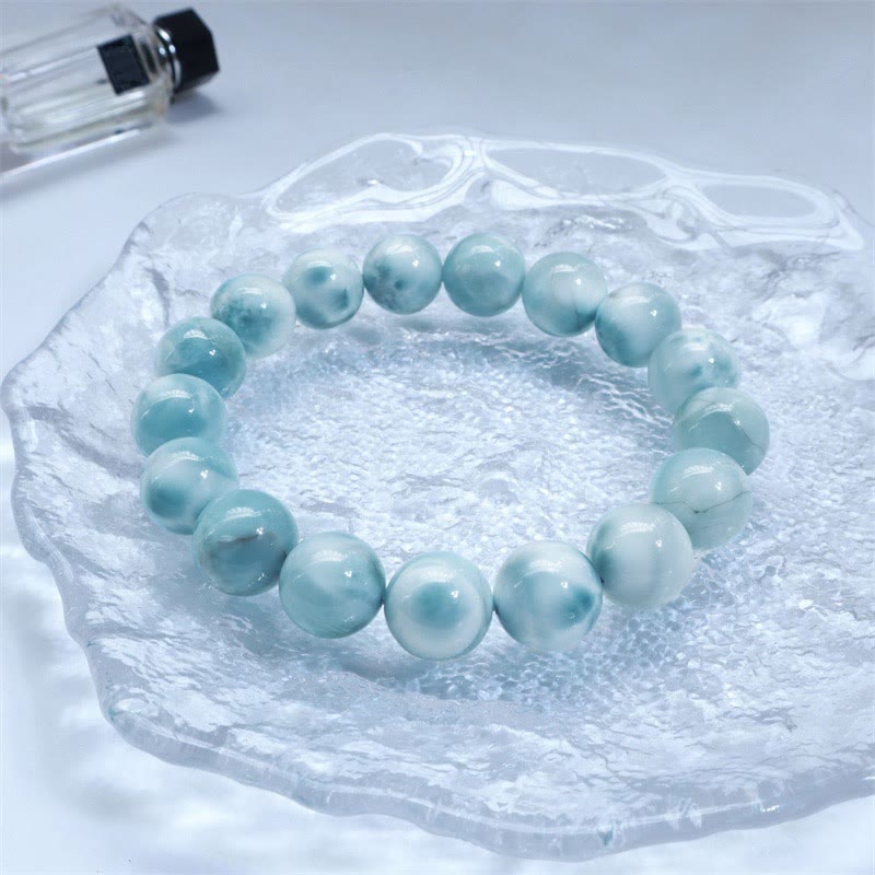 Wear FengShui Natural Larimar Wisdom Confidence Bracelet
