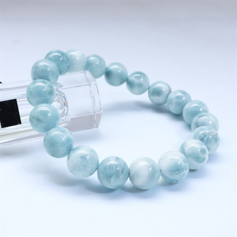 Wear FengShui Natural Larimar Wisdom Confidence Bracelet
