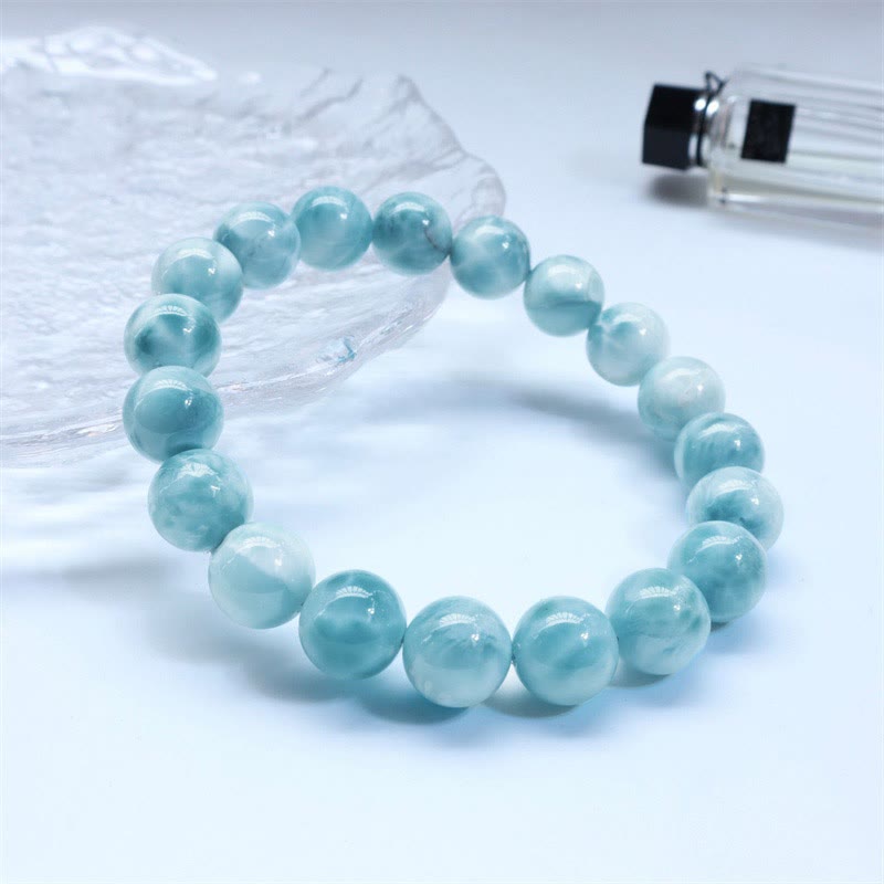 Wear FengShui Natural Larimar Wisdom Confidence Bracelet