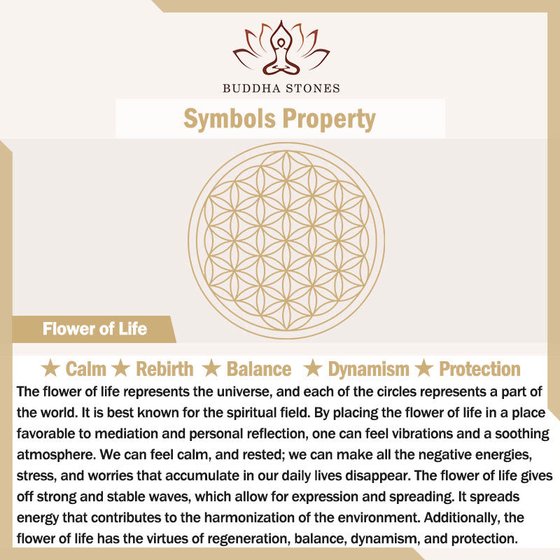 Wear FengShui Flower of Life Carving Design Authentic Shungite Stone Protection Necklace Pendant