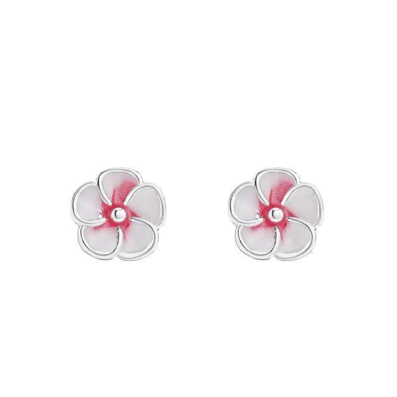 Wear FengShui 999 Sterling Silver Peach Blossom Blessing Earrings