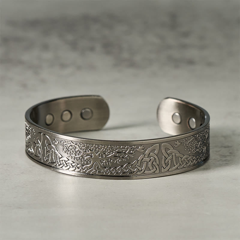 Wear FengShui The Tree Of Life Copper Open Balance Luck Cuff Bracelet Bangle