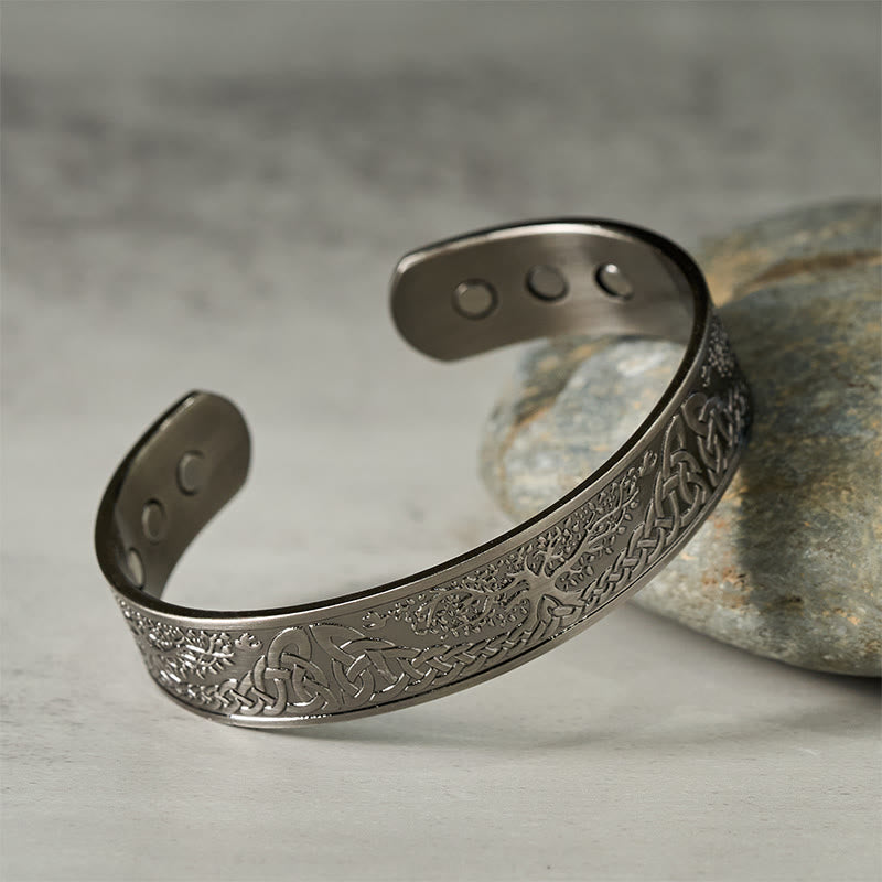 Wear FengShui The Tree Of Life Copper Open Balance Luck Cuff Bracelet Bangle